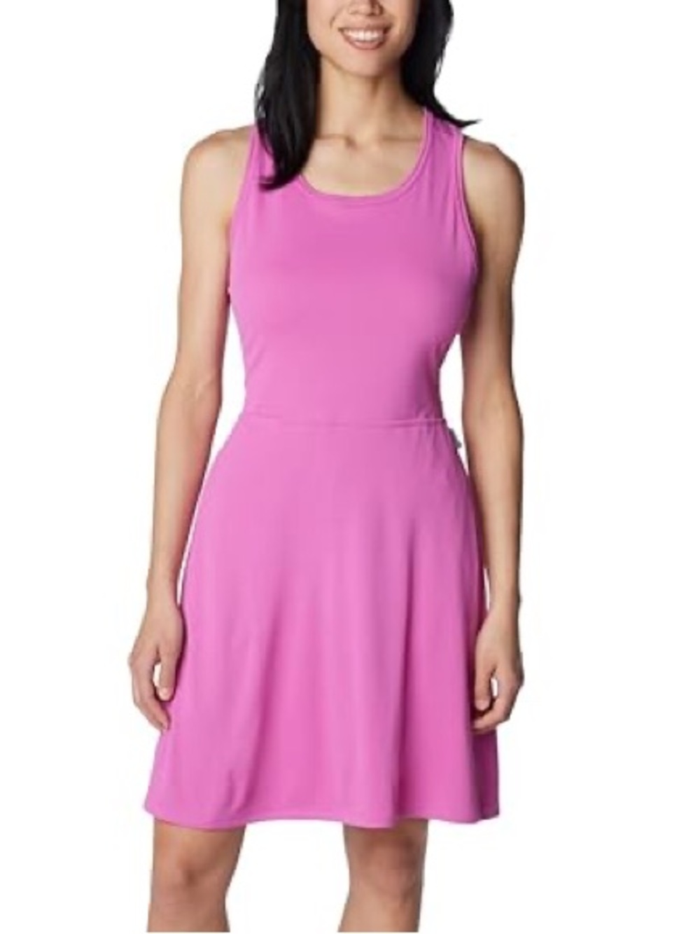 Columbia Bright Pink Sleeveless Active Tank Dress